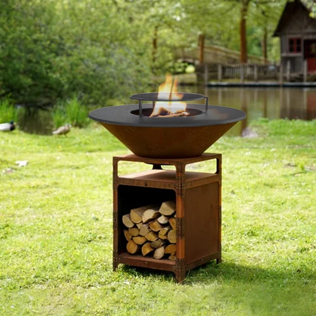 Brasero corten